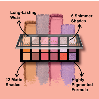 18 Color eyeshadow palette.