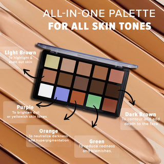 Character - Face Define- 15 Color Concealer.