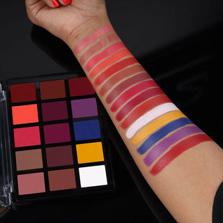 Character - Lip Define- 15 Color Lipstick Palette.