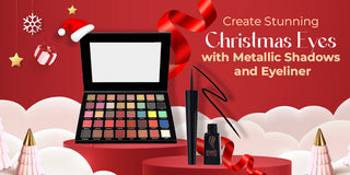 How to Create Stunning Christmas Eyes Makeup with a Metallic Eye Palette and Eyeliner Pencil