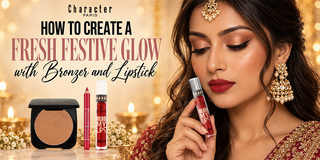 How to Create a Fresh Festive Glow with Bronzer and Lipstick