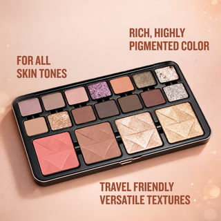 Character Pro Blush/Highlighter & Eyeshadow Palette - C-A303